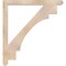Ekena Millwork Merced Craftsman Smooth Bracket, Douglas Fir, 3 1/2"W x 44"D x 48"H BKT04X44X48MRC04SDF - alternate 4